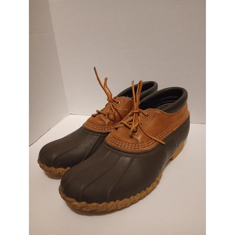 Men's L.L.Bean Boots, Gumshoes Low-Cut Style Size 11